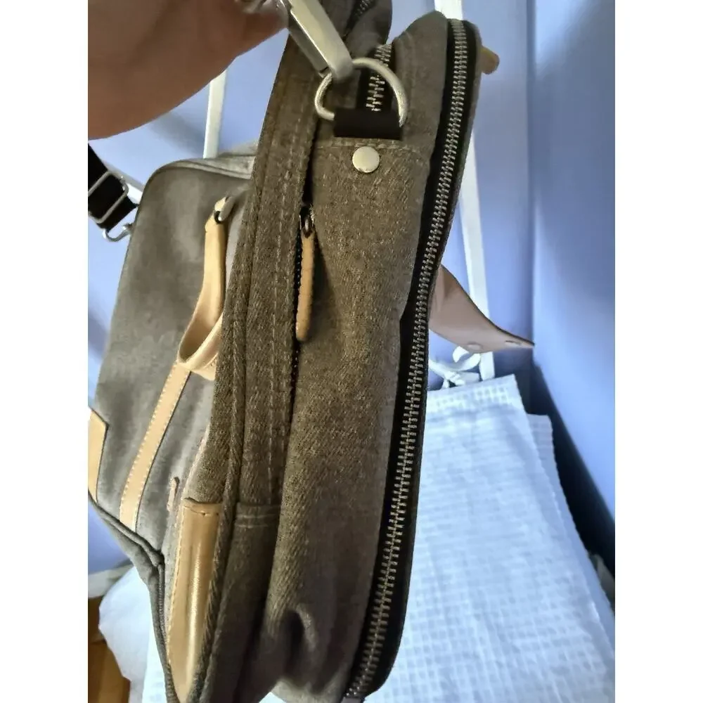 Venque Toronto Messenger Bag Grey University Academia